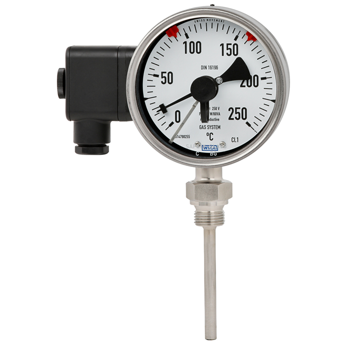 Mechanical gas actuated thermometers now available with reed contacts ...
