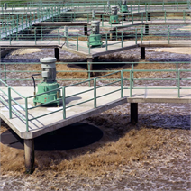 Wastewater level monitoring in sewage treatment plants
